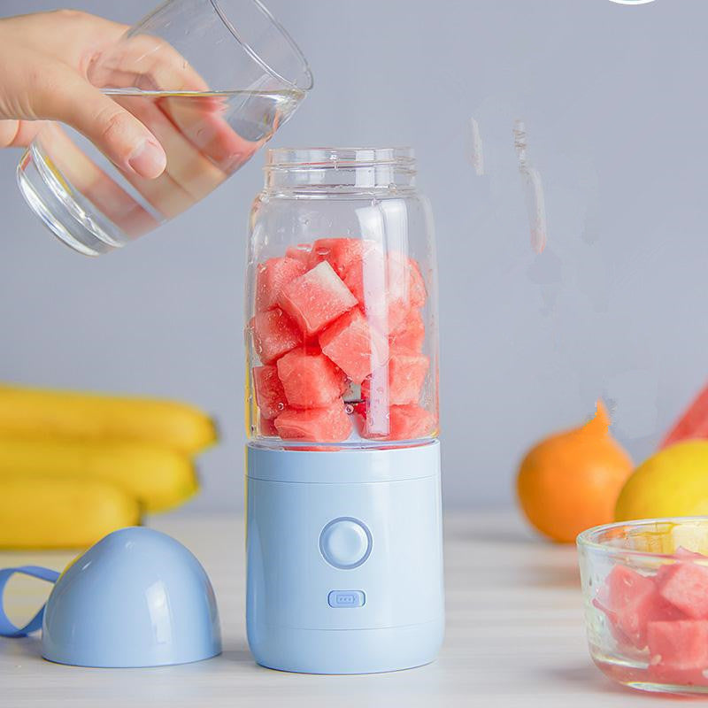 Portable Blender Charging Automatic Mixing Fruit Juicer Kitchen Gadgets - Blue USB - Compact Blenders - Carvan Mart