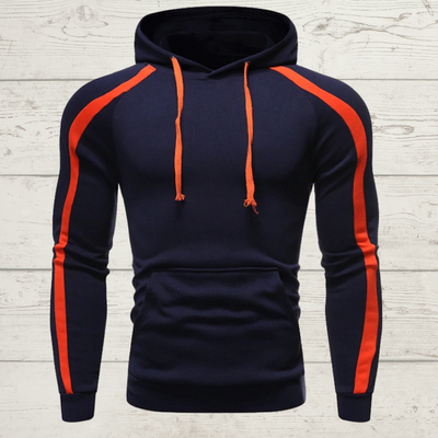 Fashionable Men's Hoodies Sporty Performance Sweatshirt - Navy blue - Men's Hoodies & Sweatshirts - Carvan Mart