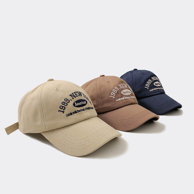 Versatile Embroidered Vintage Baseball Hat - - Men's Hats & Caps - Carvan Mart