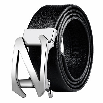 Men's Plus Size Extended Belt Automatic Buckle - Silver Z - Men's Belts - Carvan Mart