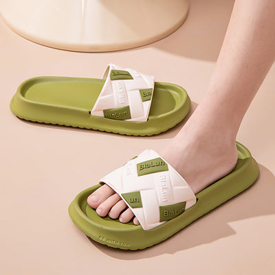 Slippers For Women Men Summer Shoes Couple Thick-sole Non-slip Slipper - Carvan Mart