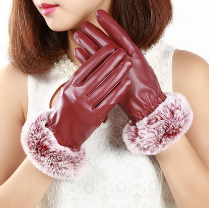 Ladies Plus Velvet Thick Warmth Touch Screen Gloves - Carvan Mart Ltd