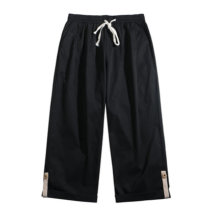 Solid Color Versatile Drape Trousers Hip Hop Loose - Carvan Mart Ltd