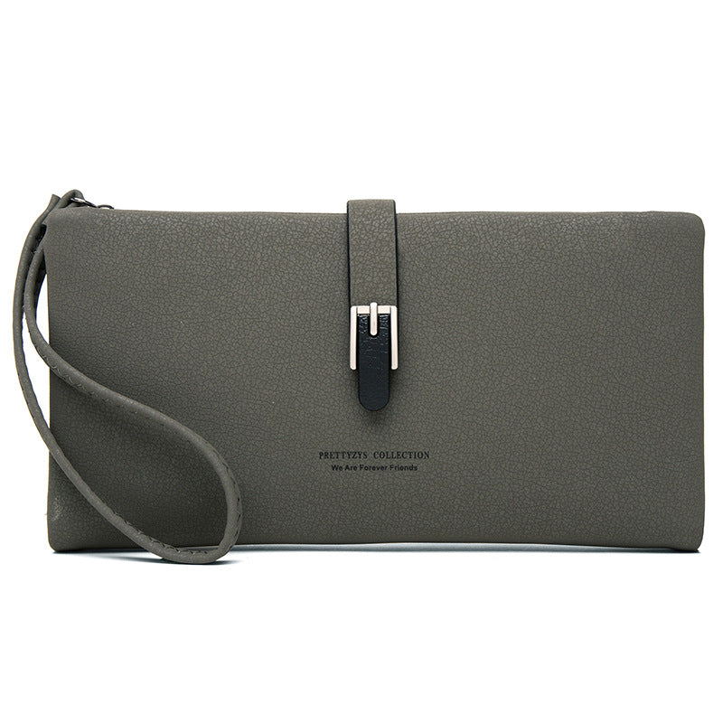 Long Female Wallet Simple Clutch - Green - Women's Wallet - Carvan Mart