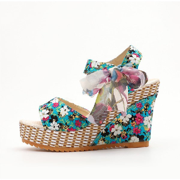 Bohemian high heel sandals - Carvan Mart