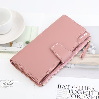 Women's Wallet Long Wallet Women Zipper Card - Carvan Mart