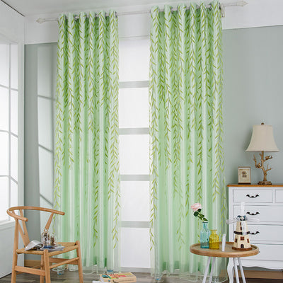 Exquisite Transparent Embroidered Curtains - Carvan Mart