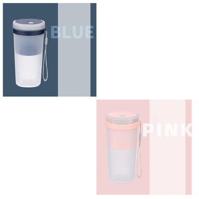 Multi-Function Portable Blender Electric Juicer Cup - Blue and pink USB - Compact Blenders - Carvan Mart