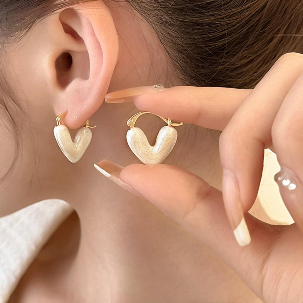 Ins Heart Love Earrings For Women Fashion Accessories Jewelry - - Earrings - Carvan Mart