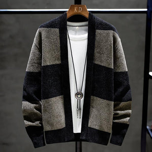 Sweater For Men Korean Thick Knitted Coat For Men - Green - Men's Sweaters - Carvan Mart