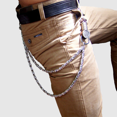 Fashionable Men's Fashion Accessories Waist Chain - White Waist chain - Men's Belts - Carvan Mart