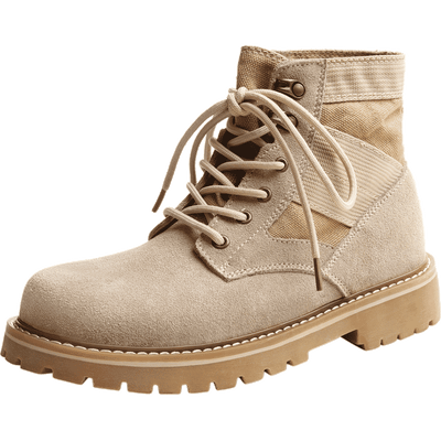 Men's Mid-top Desert High Top Working Wear Boots - - Men's Boots - Carvan Mart