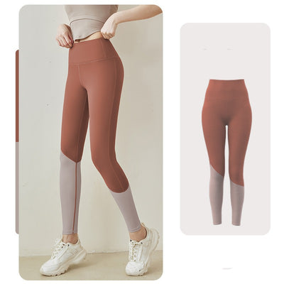 High Elastic Yoga Pants - Super Stretch Athletic Leggings - Caramel - Pants & Capris - Carvan Mart