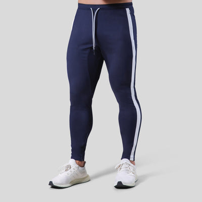 Men's Sports and Leisure Fitness Pants - Durable Polyester Gym Pants - Light plate indigo - Men's Pants - Carvan Mart