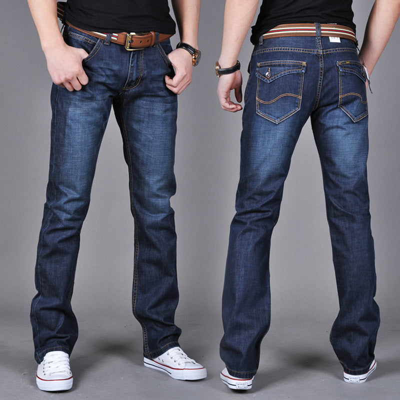 Explosive Fall Winter New Straight Slim Men's Jeans - - Men's Jeans - Carvan Mart