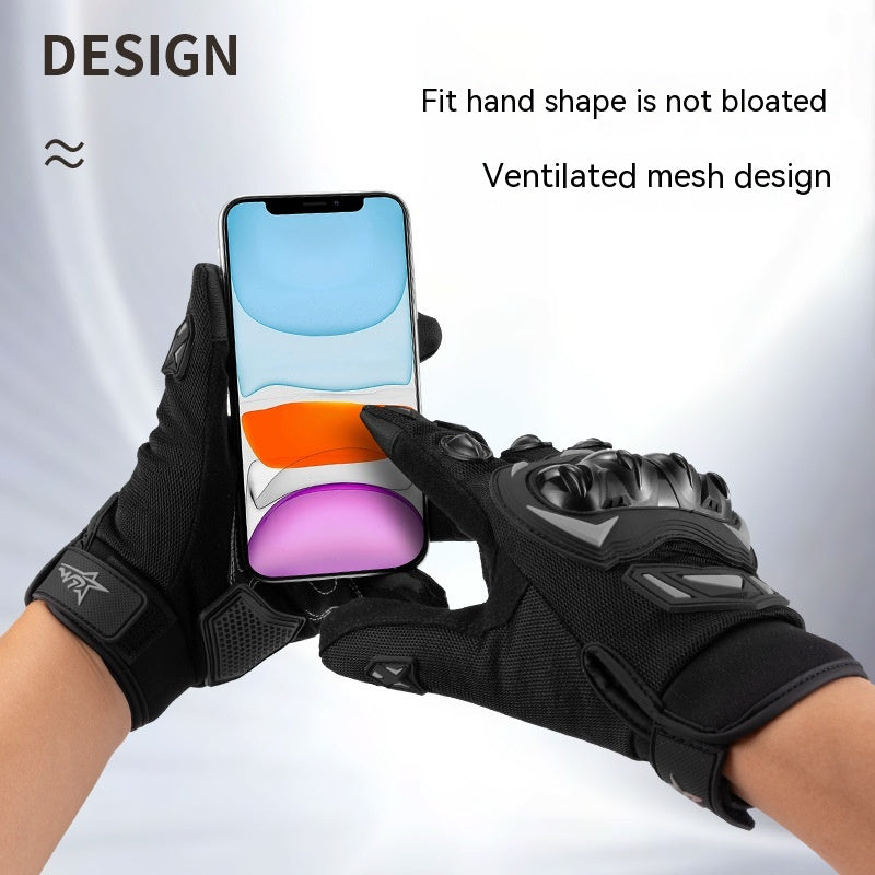 Men's And Women's Fashionable Outdoor Touch Screen Sunscreen Gloves - Carvan Mart