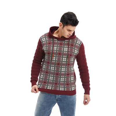 Breathable Outdoor Sports Pullover Plaid Men Hoodies - - Men's Hoodies & Sweatshirts - Carvan Mart