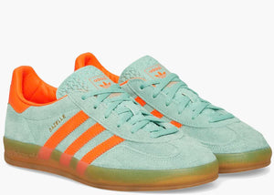 adidas Originals Gazelle Indoor - Pulse Mint Green Screaming Orange - Men's Sneakers - Carvan Mart