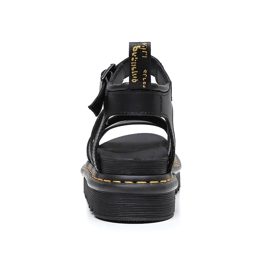 CARVAN BLAIRE HYDRO LEATHER STRAP PLATFORM SANDALS - Carvan Mart