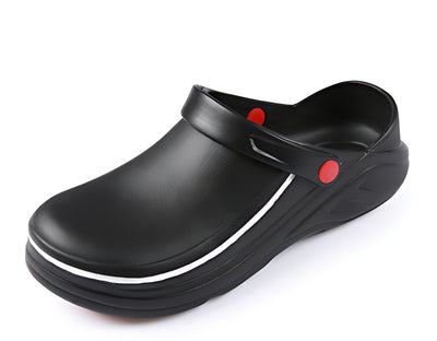 Classic Chef Clogs Restaurant Crocs Slip On Resistant Kitchen Work Shoes - Carvan Mart