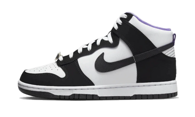 Nike Dunk High Shoes - Black White Action Grape EMB World Champ - Sneakers - Nike