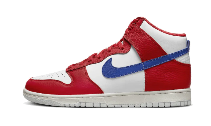 Nike Dunk High Shoes - University Red White Royal Electric Retro USA - Sneakers - Nike