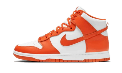 Nike Dunk High Shoes - White Orange Blaze - Sneakers - Nike