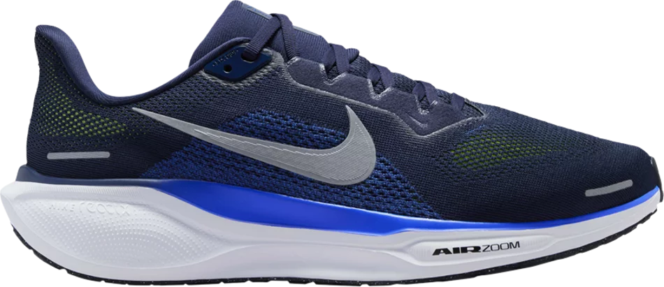 Nike Air Zoom Pegasus 41 Road Running Shoes - Midnight Navy White - Sneakers - Carvan Mart