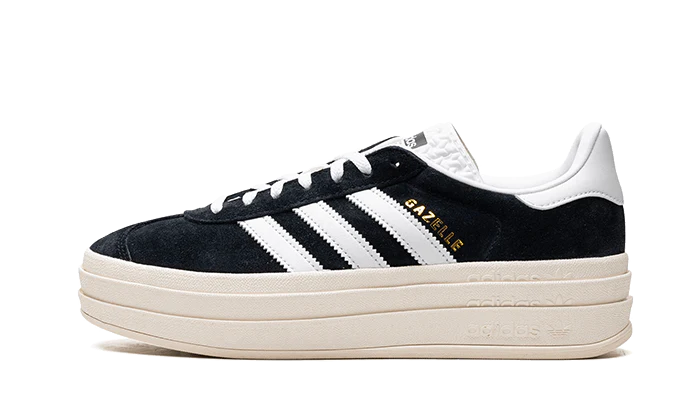 adidas Originals Gazelle Bold Shoes - Core Black White - Sneakers - Carvan Mart