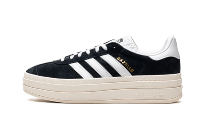 adidas Originals Gazelle Bold Shoes - Core Black White - Sneakers - Carvan Mart