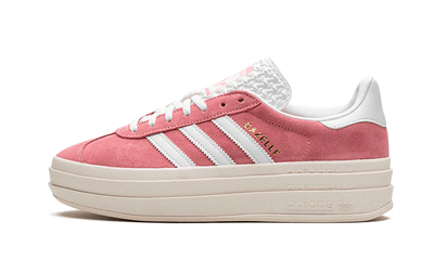 adidas Originals Gazelle Bold Shoes - Super Pop Pink Cloud White White - Sneakers - Carvan Mart