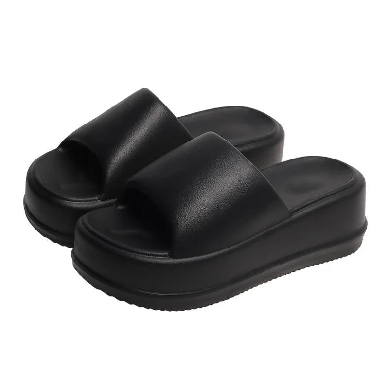 Mega Crush Flat Slippers 7cm Platform Summer Shoes For Women - Carvan Mart