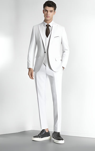 Men's Three Piece Suit Foreign Trade Cross-border Wedding Groom Business Suit - Carvan Mart