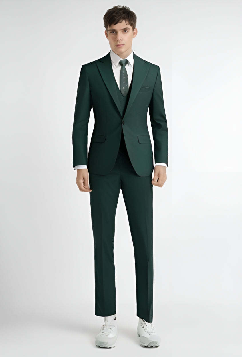 Men's Three Piece Suit Foreign Trade Cross-border Wedding Groom Business Suit - Carvan Mart