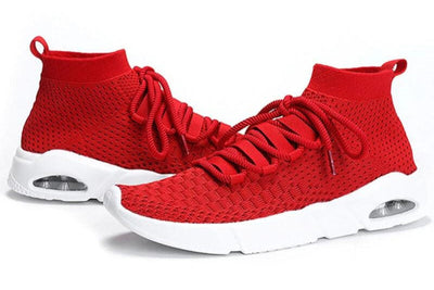New Running Shoes Sneakers For Men Lightweight Flying Sport Sneaker Free Run Stability High Help - Carvan Mart