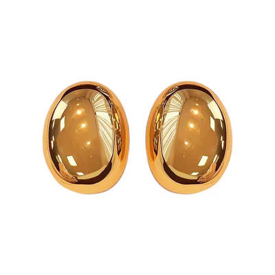 Gold Large Earrings Women's Three-dimensional Special-interest Design Earrings - - Earrings - Carvan Mart