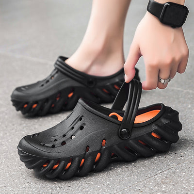 Echo Clog Hole Shoes Outdoor Non-slip Men's Sandals - Carvan Mart