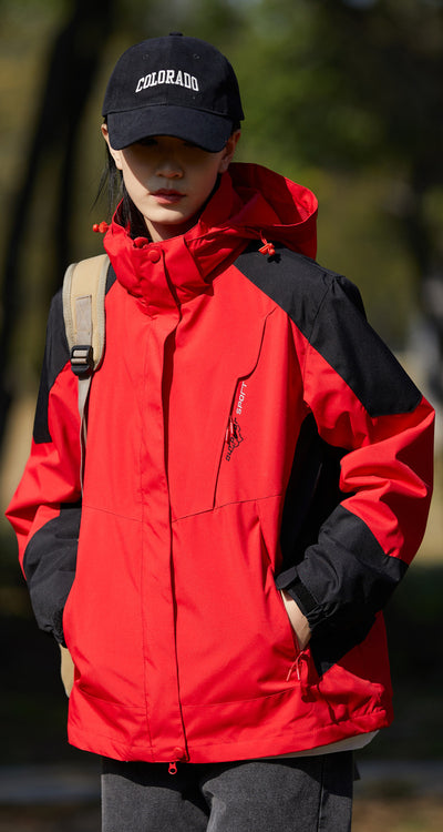 Women's Fashion Spring And Autumn Mountaineering Jacket - Red Women - Women's Coats & Jackets - Carvan Mart