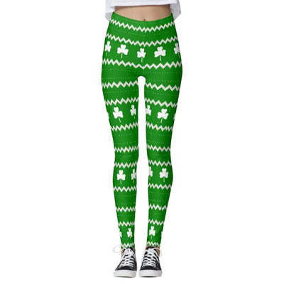 Slim-fit 3D Printed Leggings - Fashionable Casual Style - YJK0105SM2024 - Pants & Capris - Carvan Mart