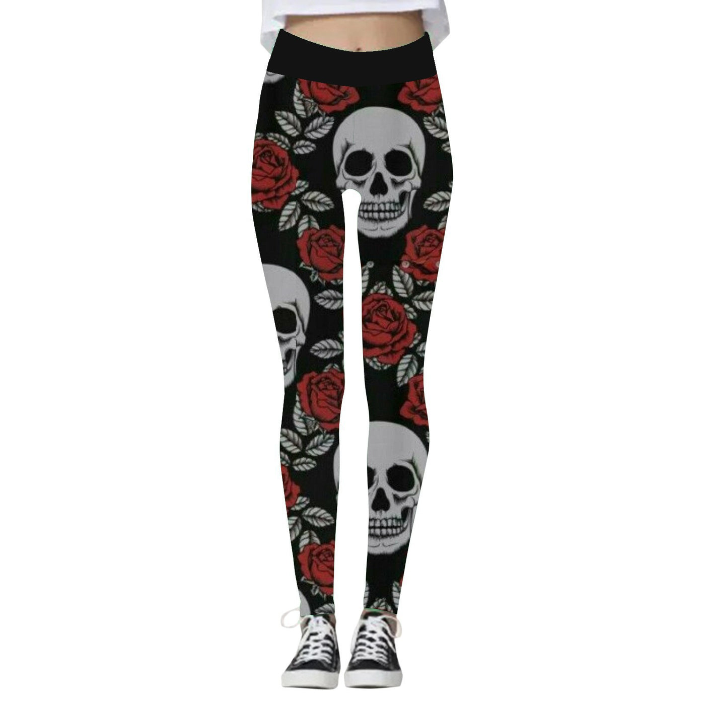 Halloween Yoga Pants - Pumpkin Skull 3D Leggings - Carvan Mart