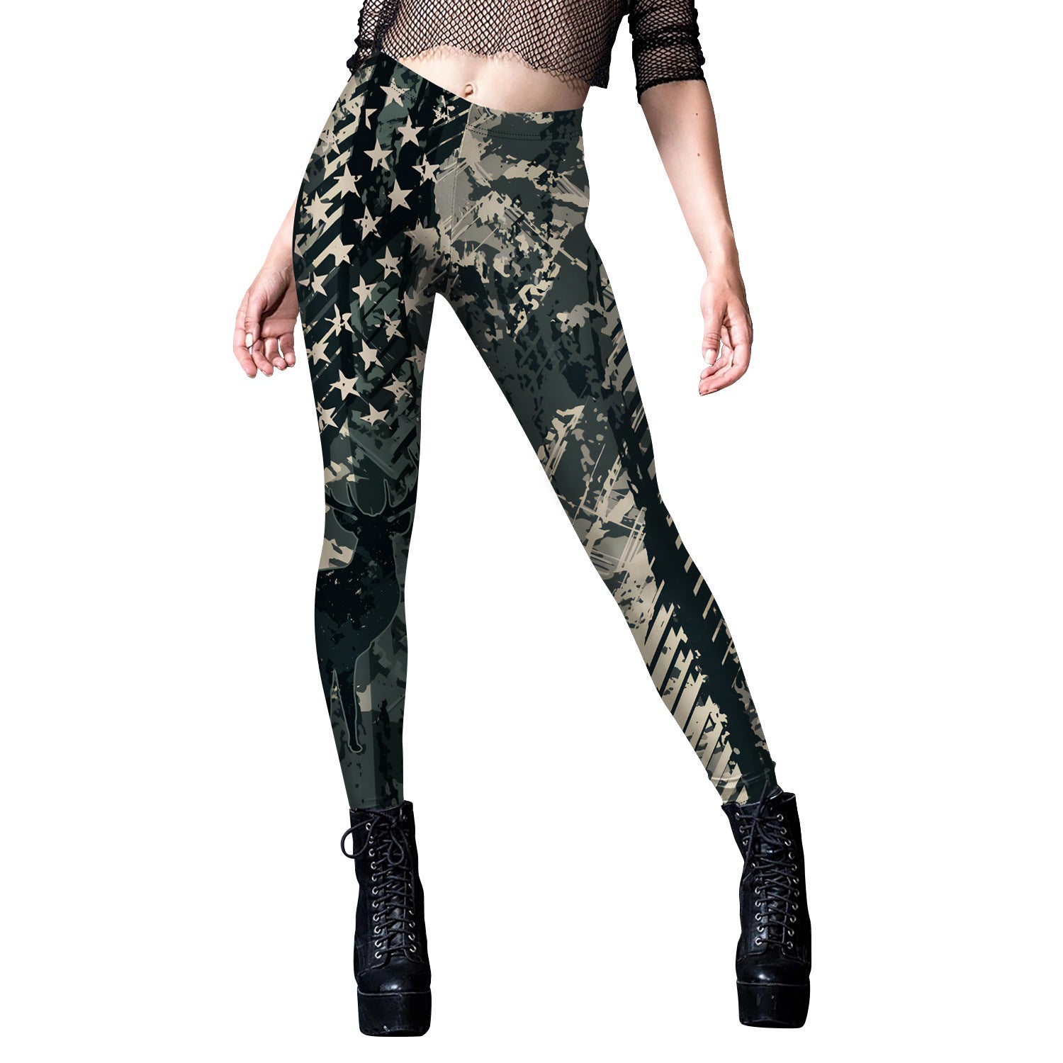 Women's Fashion Camouflage Digital Printing Sweatpants - Carvan Mart Ltd