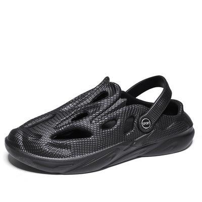 Men's Breathable Shoes Outer Wear Hollow - Carvan Mart
