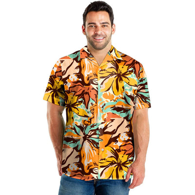 Men's Digital Printing Seaside Vacation Beach Pants Shirt Two-piece Set - Carvan Mart