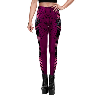 Vibrant High-Waist Graphic Leggings - Perfect for Gym and Casual Wear - Carvan Mart