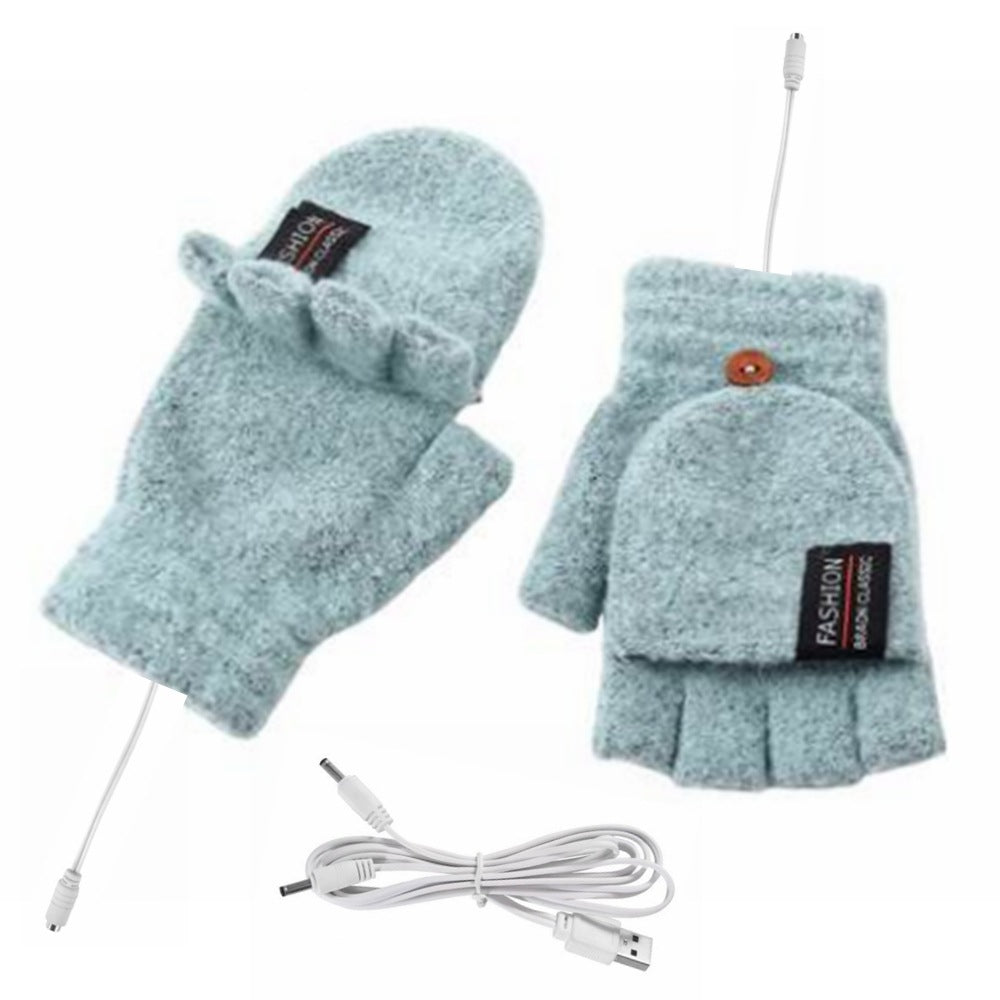 USB Double-sided Electrically Heated Gloves - Carvan Mart