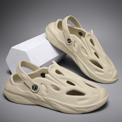 Men's Breathable Shoes Outer Wear Hollow - Carvan Mart Ltd