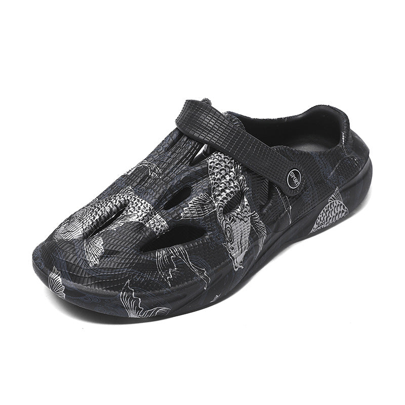 Camouflage Sandals Men's Beach Toe Cap - Carvan Mart