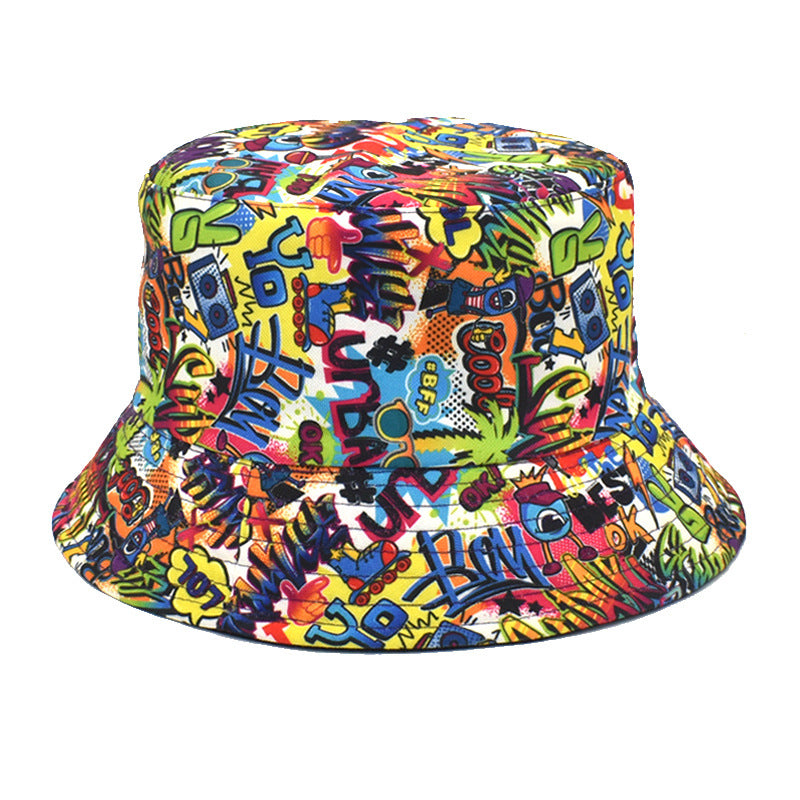 Men's And Women's Outdoor Leisure Printing Sun-shade Sun Protection Hat - 12 Style M - Men's Hats & Caps - Carvan Mart