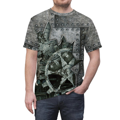 Men's Printed Graphic Short Sleeve Relaxed-fit Crew Neck Tees - B395 1018 - Men's Shirts - Carvan Mart