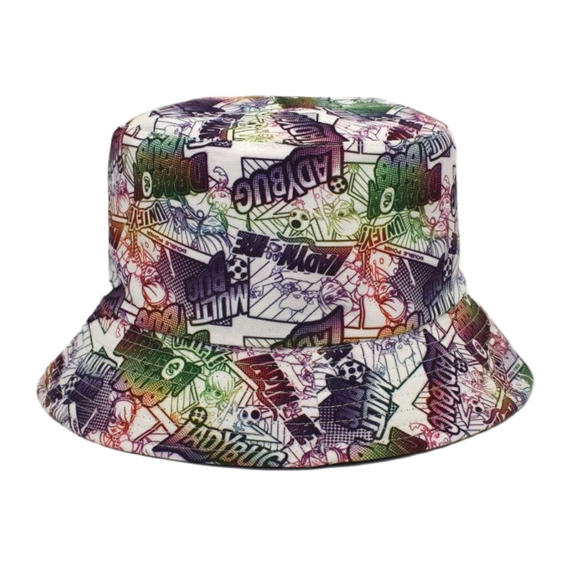 Men's And Women's Outdoor Leisure Printing Sun-shade Sun Protection Hat - Carvan Mart